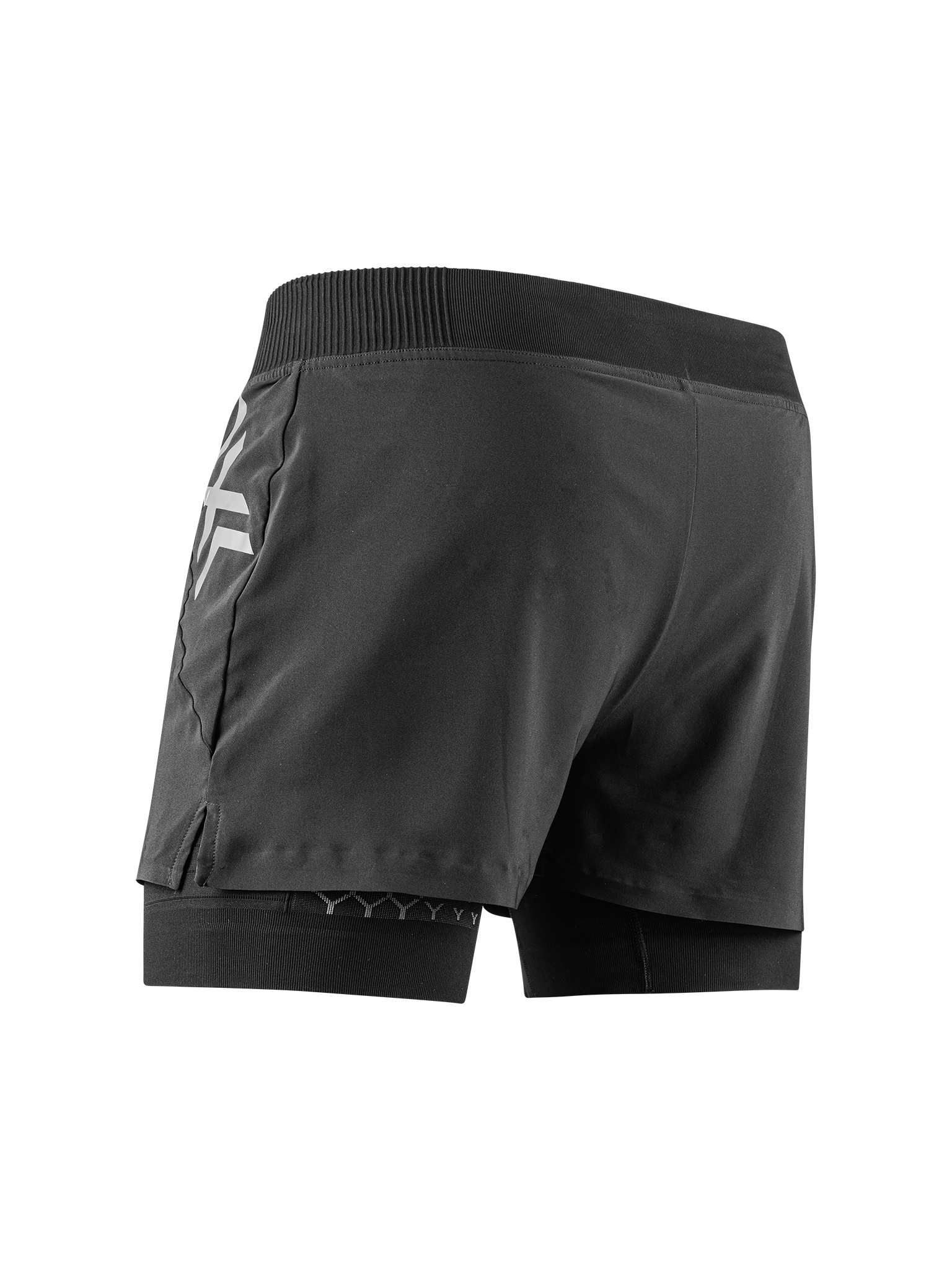 x-socks-twyce-race-2in1-shorts-herren-schwarz-laufhose image 6
