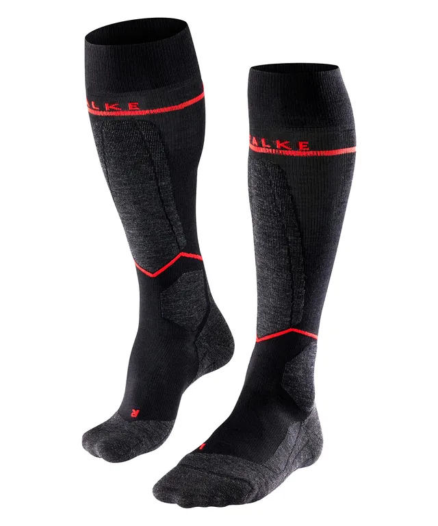 falke-sk2-energizing-light-skisocken-wolle-schwarz-1-paar image 1