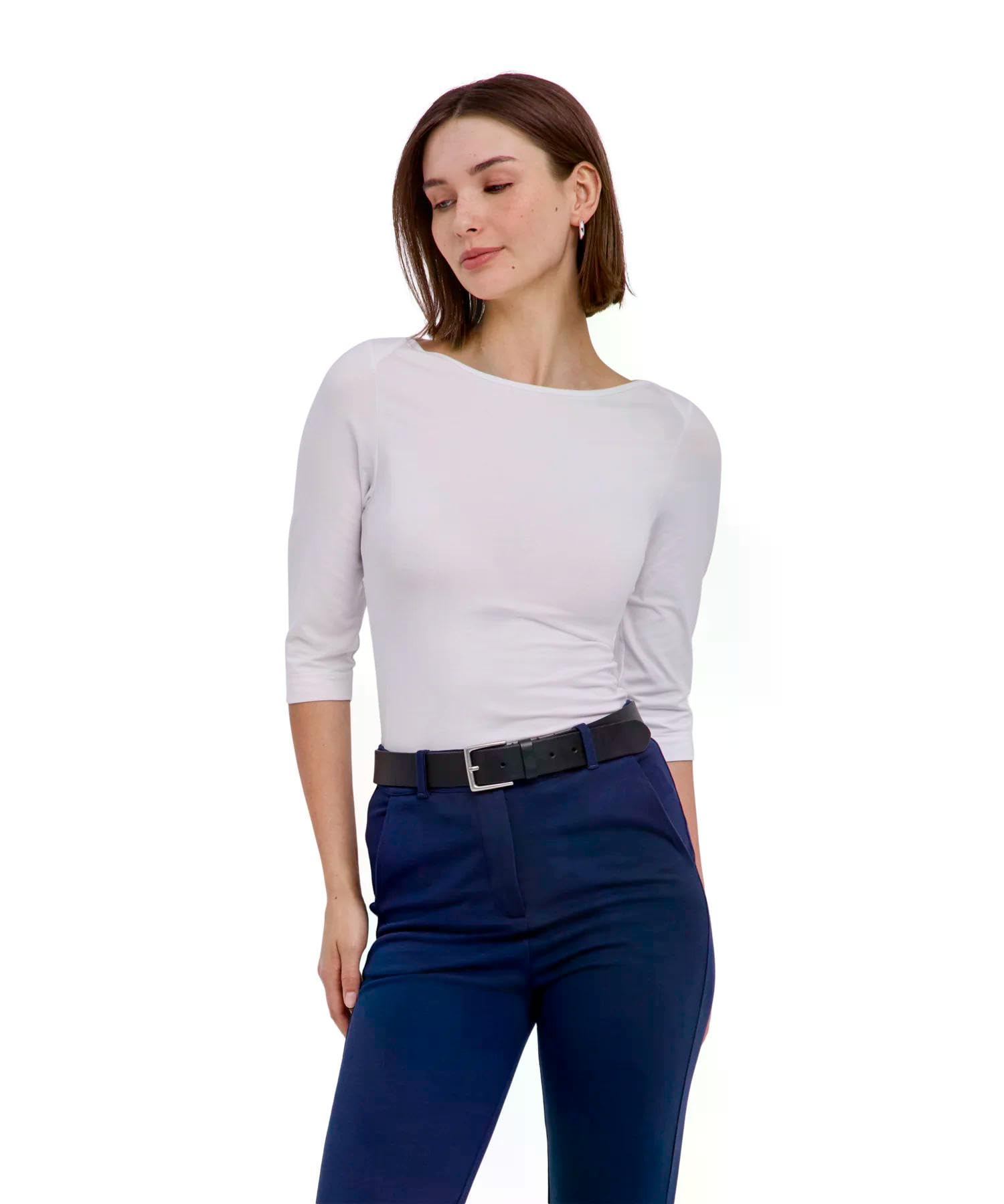 falke-cotton-touch-3-4-pullover-damen-schwarz-s-baumwolle image 7