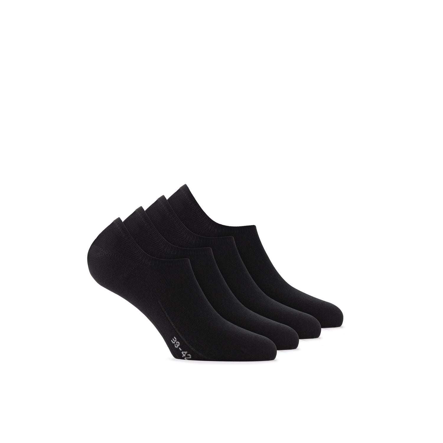 rohner-footies-sneakersocken-schwarz-6er-pack-39-42-baumwolle image 1