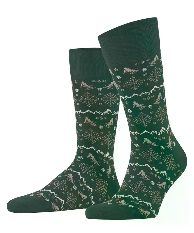 falke-ski-slope-so-socken-hunter-green-39-42-baumwolle-winter image 1