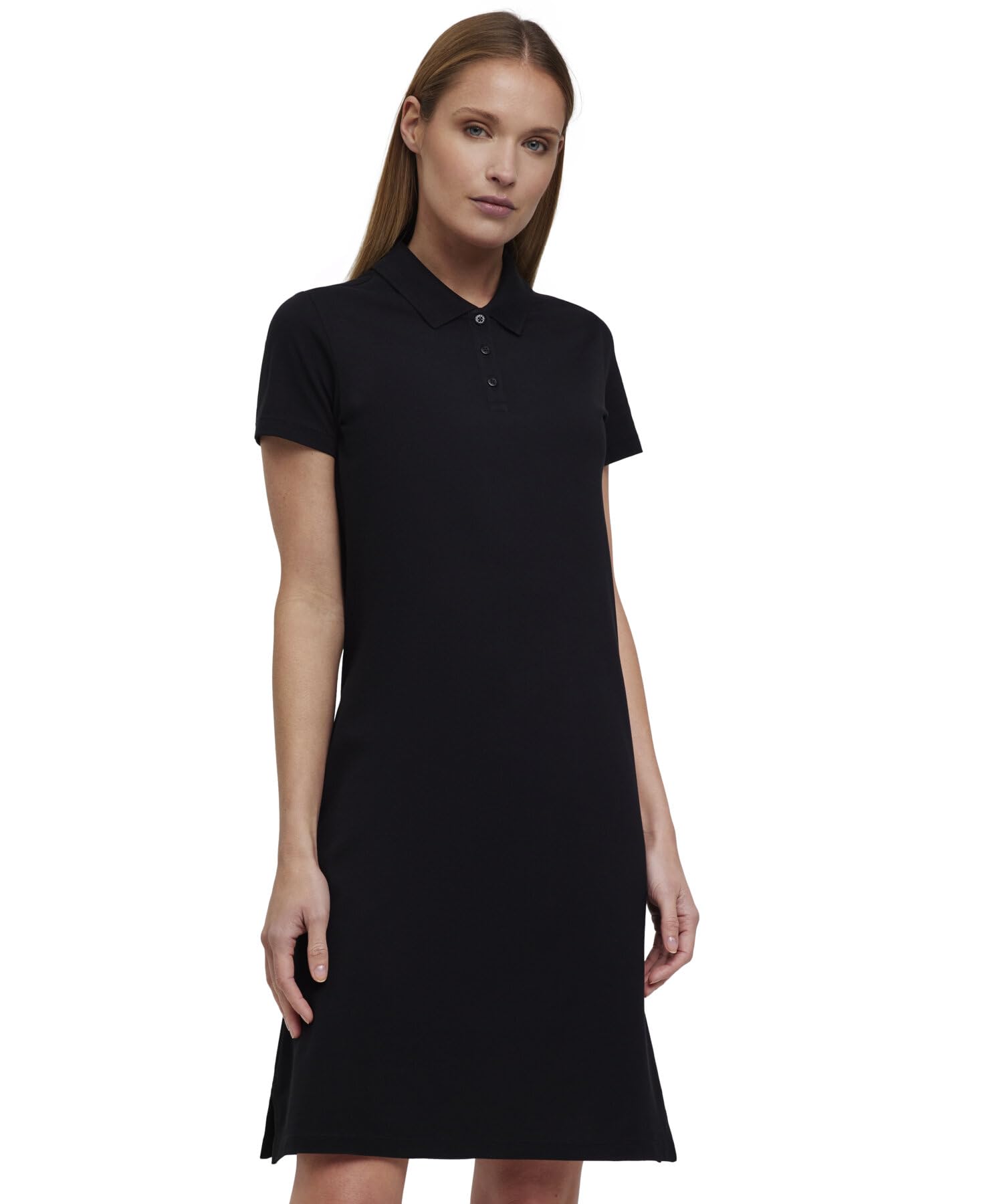 falke-cotton-touch-basic-pique-polo-kleid-pima-baumwolle-tailliert image 1