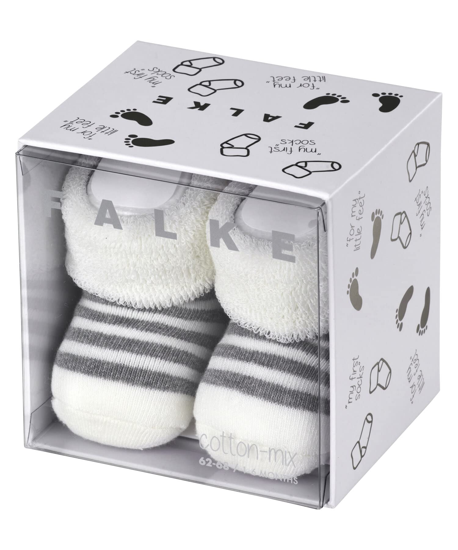 falke-erstling-babysocken-wei-off-white-62-68 image 1