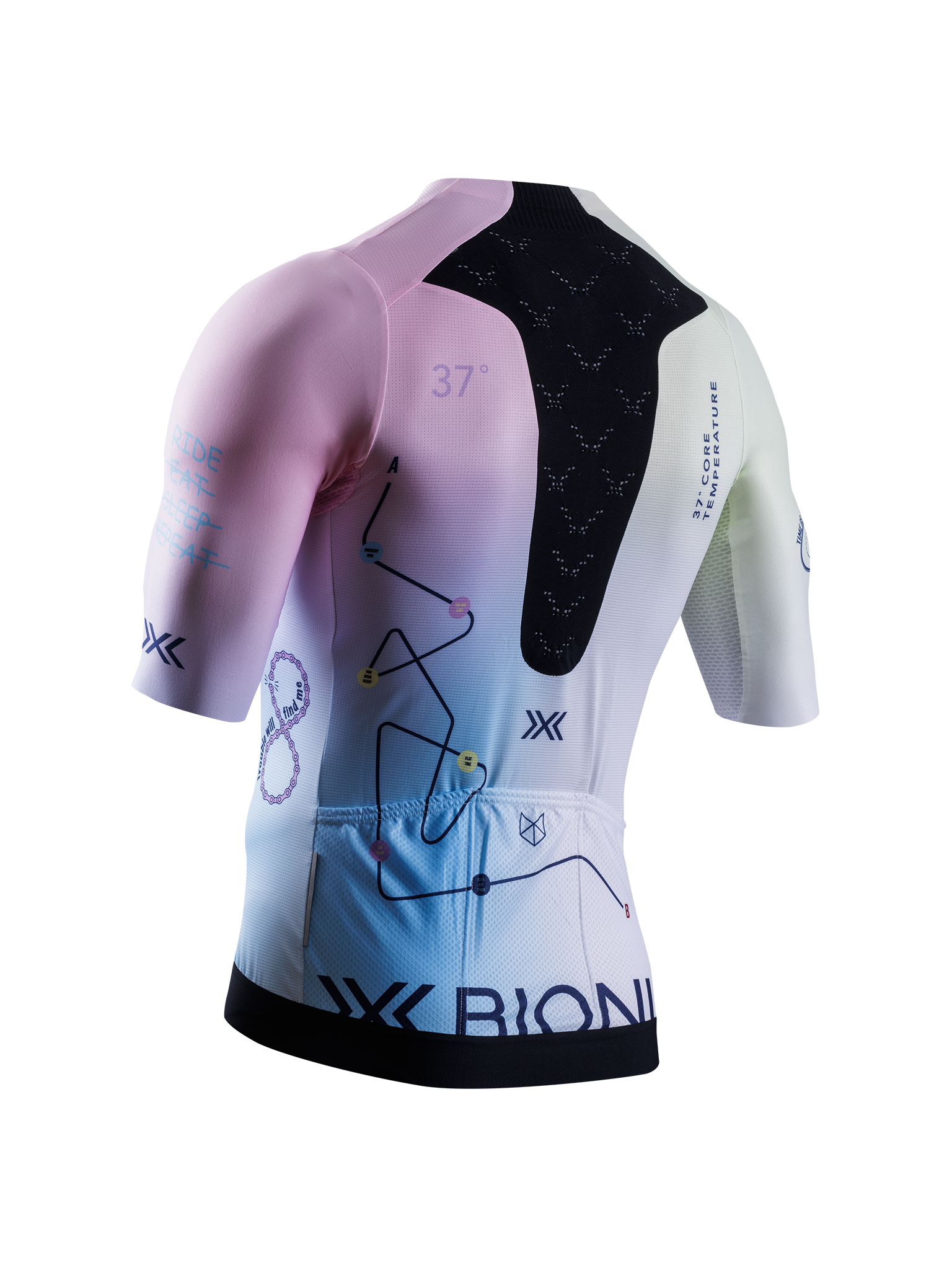 x-bionic-corefusion-aero-custom-jersey-kurzarm-radtrikot-herren image 2