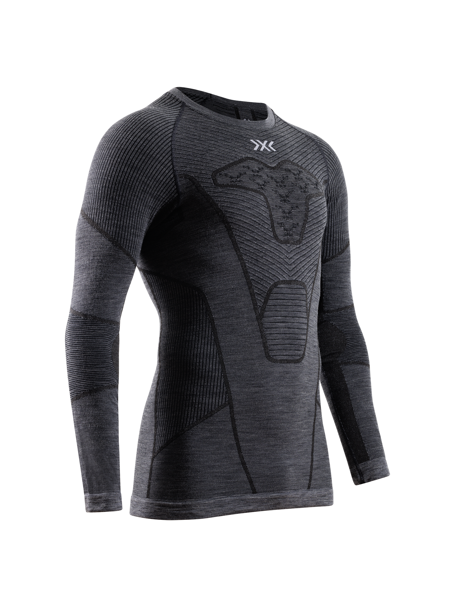 x-socks-symbio-merino-shirt-ls-men-langarmshirt-rhino-grey-merino image 1