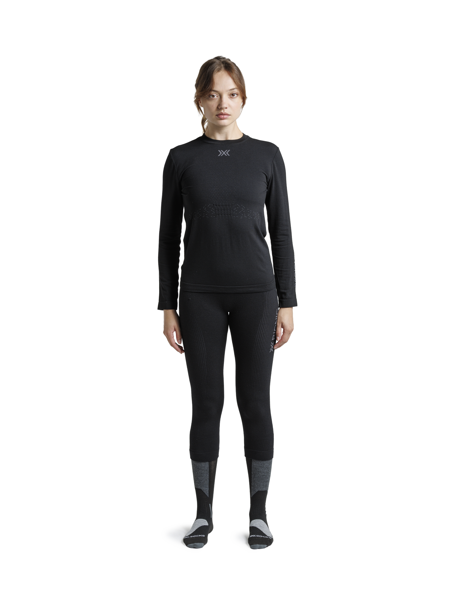 x-socks-mightywool-shirt-ls-langarmshirt-damen-x-black image 3