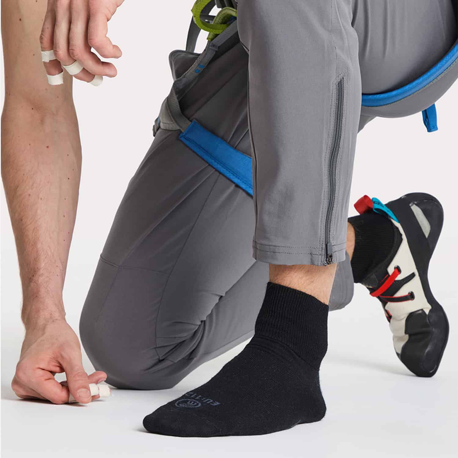 wundersocks-climbing-merino-ankle-socken-1-paar-schwarz image 4