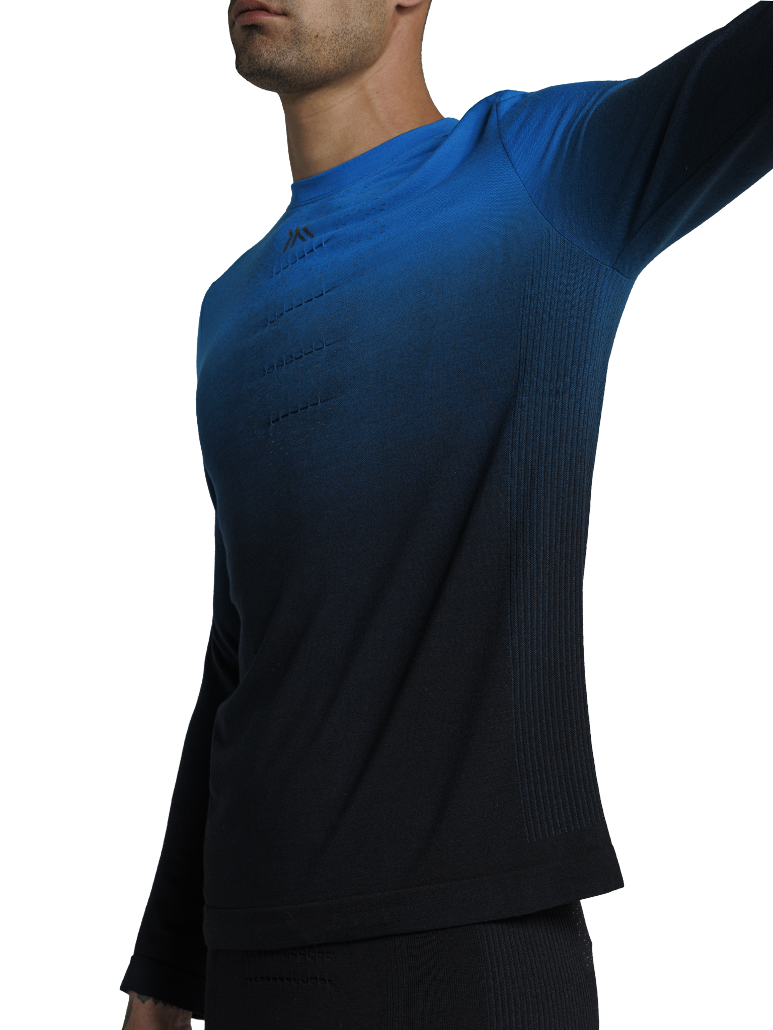 x-bionic-mightywool-shirt-langarmshirt-herren-merino-schwarz image 7