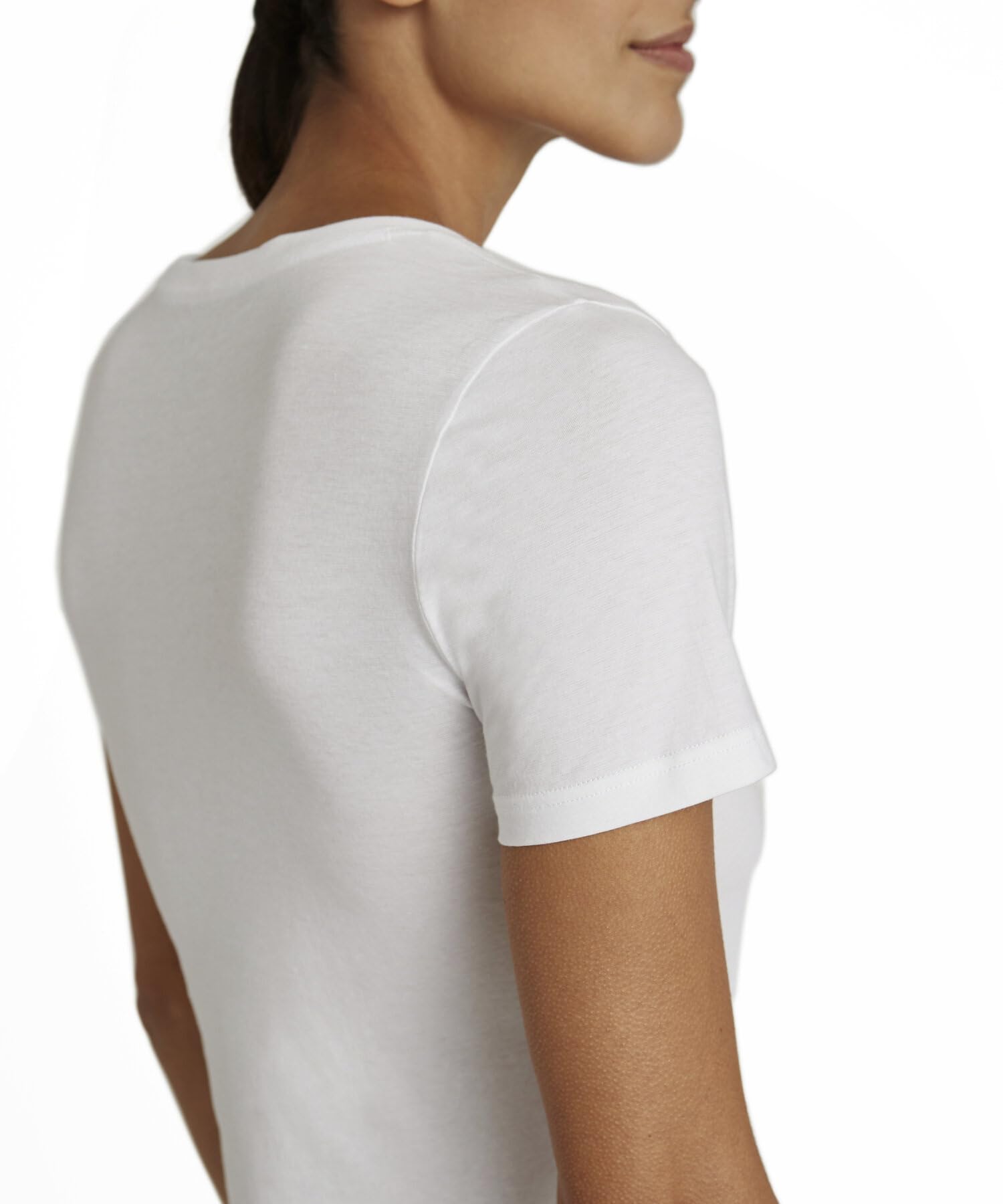 falke-daily-natural-crew-neck-t-shirt-damen-schwarz-bio-baumwolle image 5