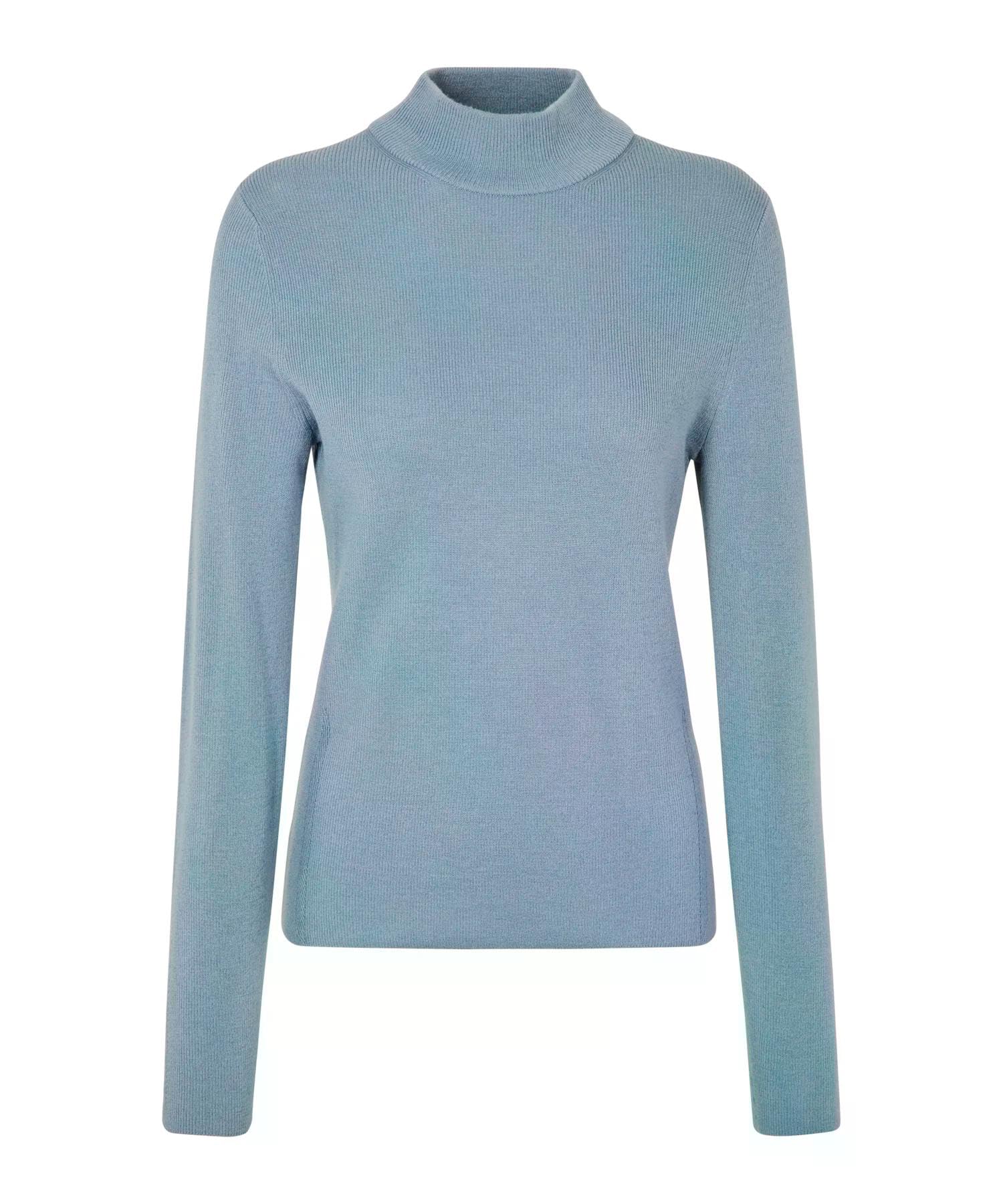 falke-ultrafine-mock-neck-pullover-s-merinowolle-schwarz image 7