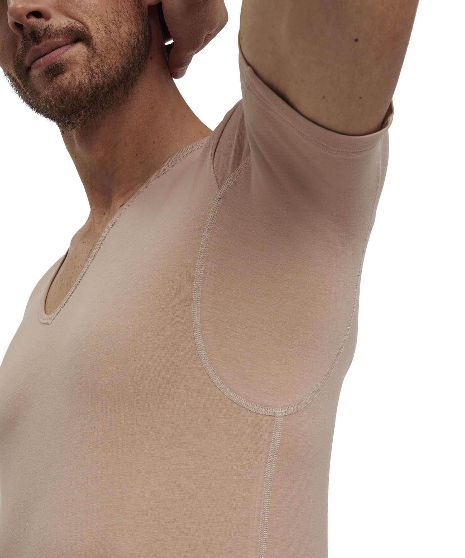falke-daily-climate-control-unterhemd-v-ausschnitt-camel image 5