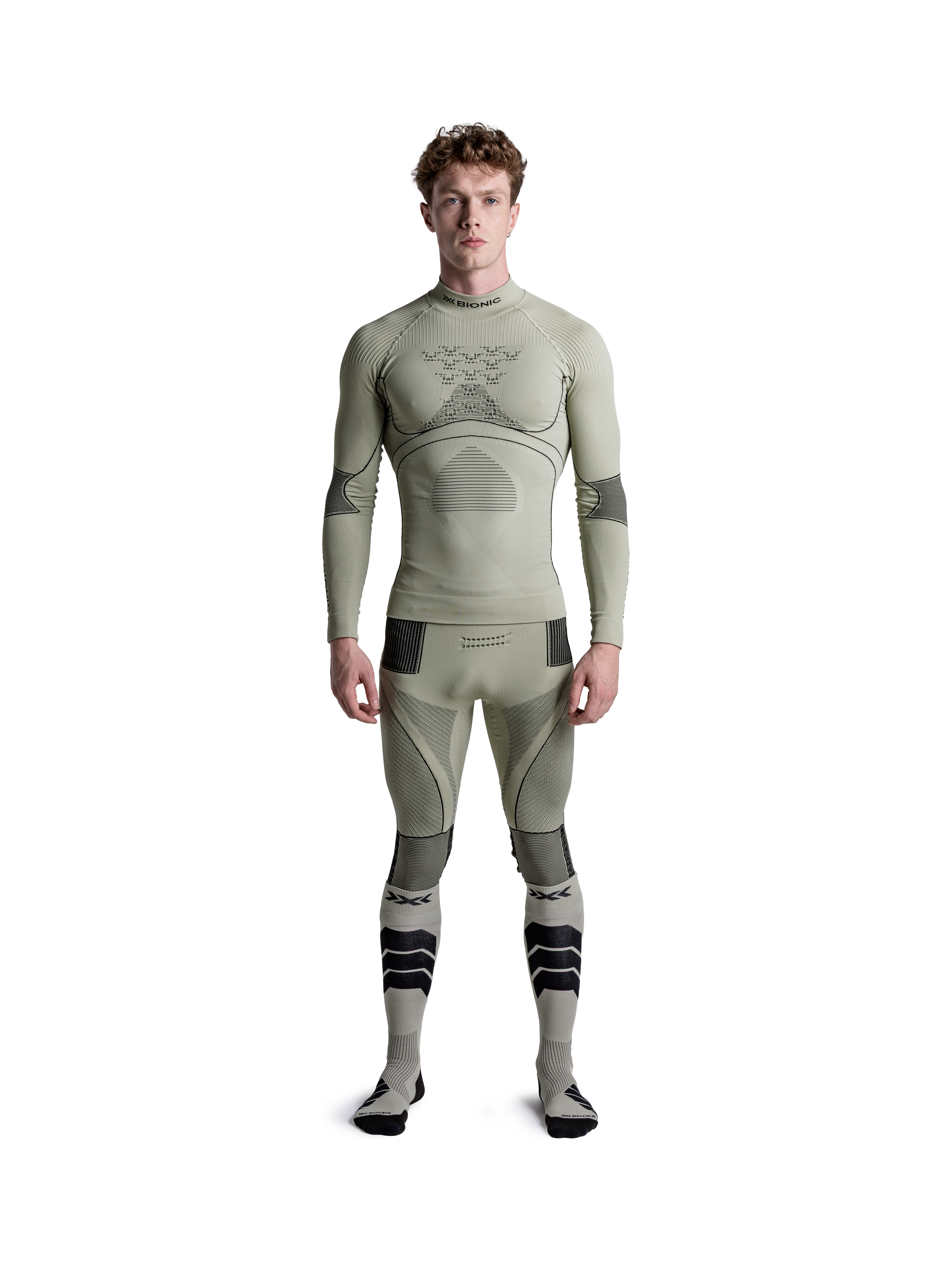 x-socks-energy-accumulator-4-0-shirt-rollkragen-tea-grey-black image 3
