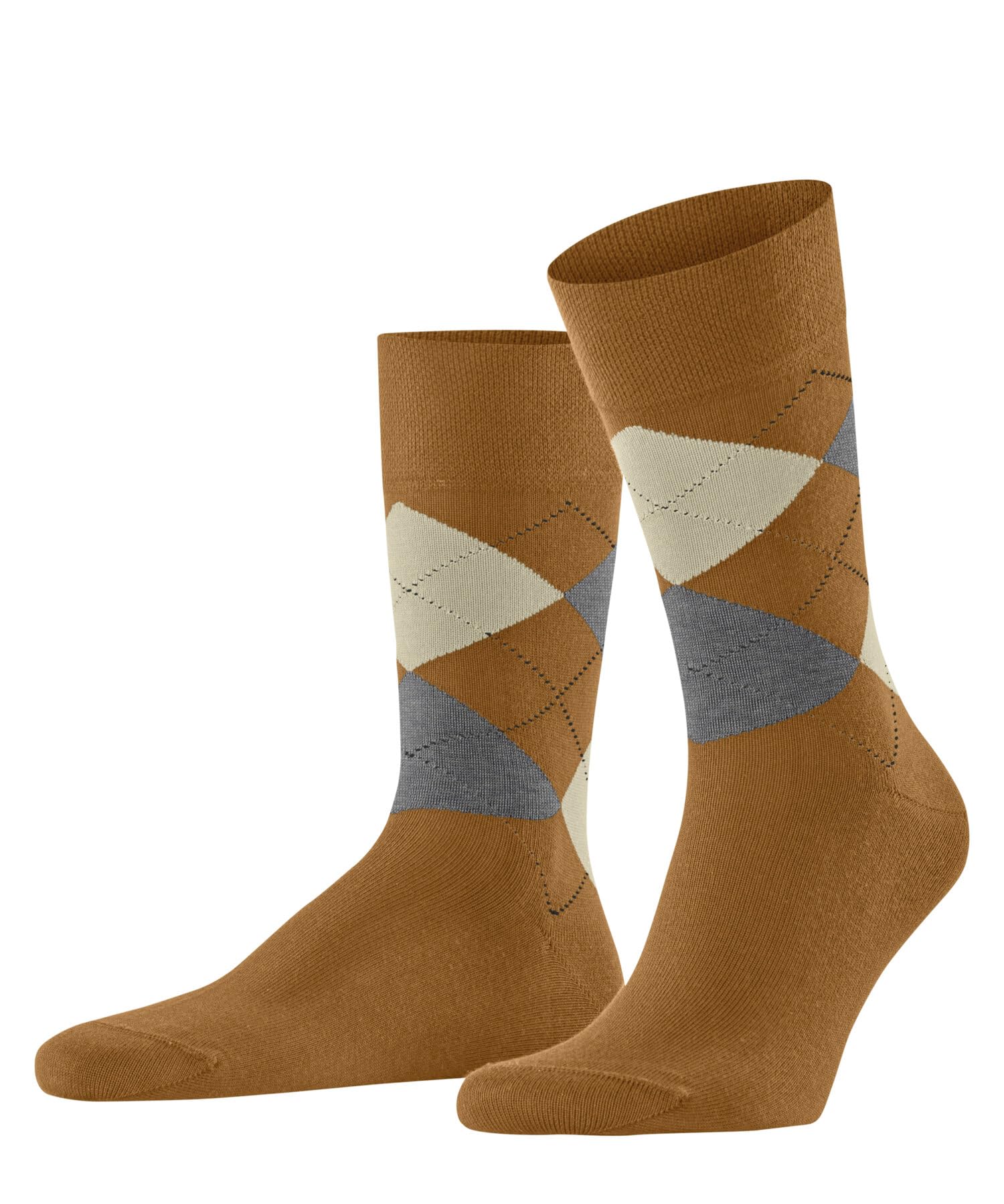 falke-sensitive-argyle-socken-herren-grau-39-42-baumwolle image 7