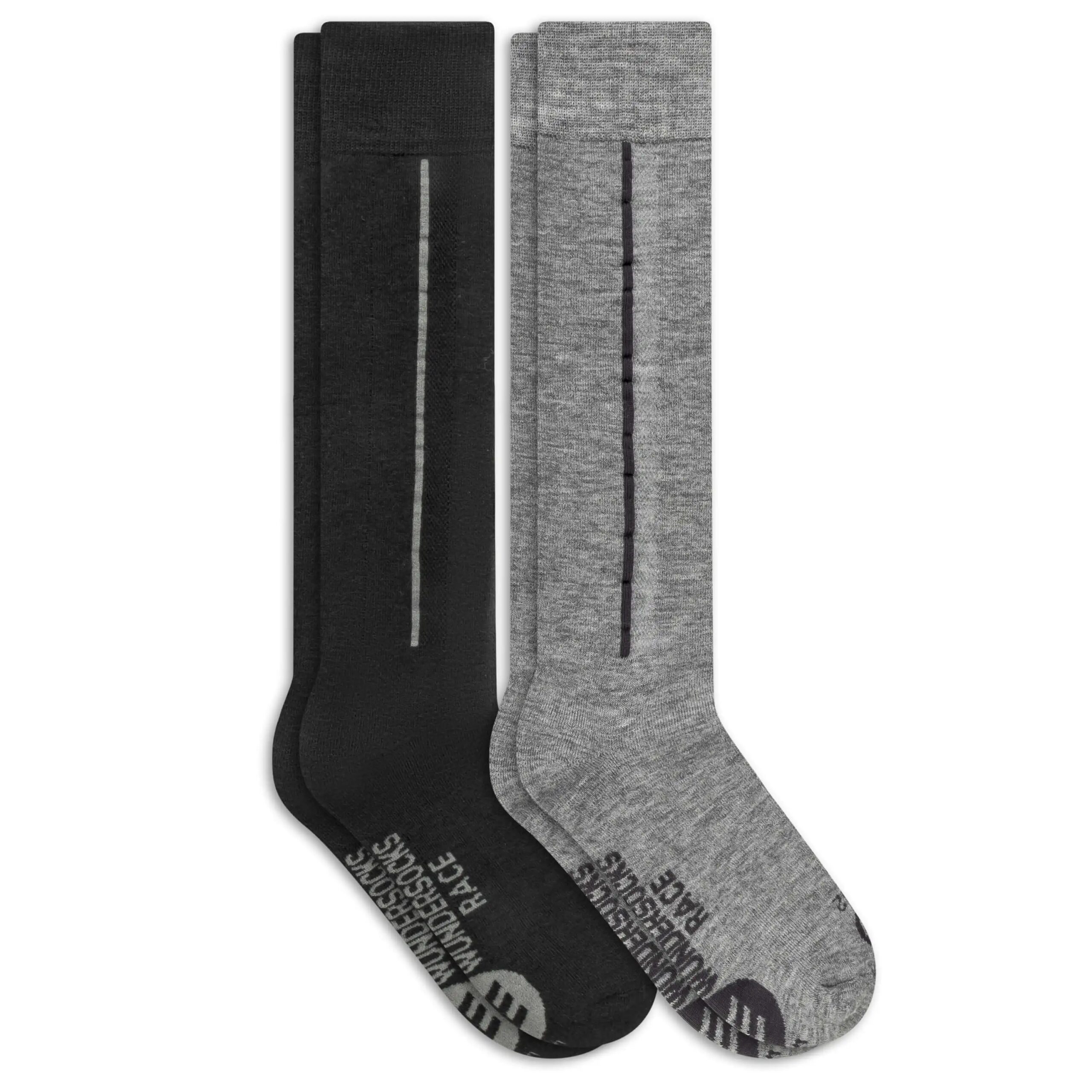 wundersocks-race-merino-skisocken-kniehoch-2er-pack image 1
