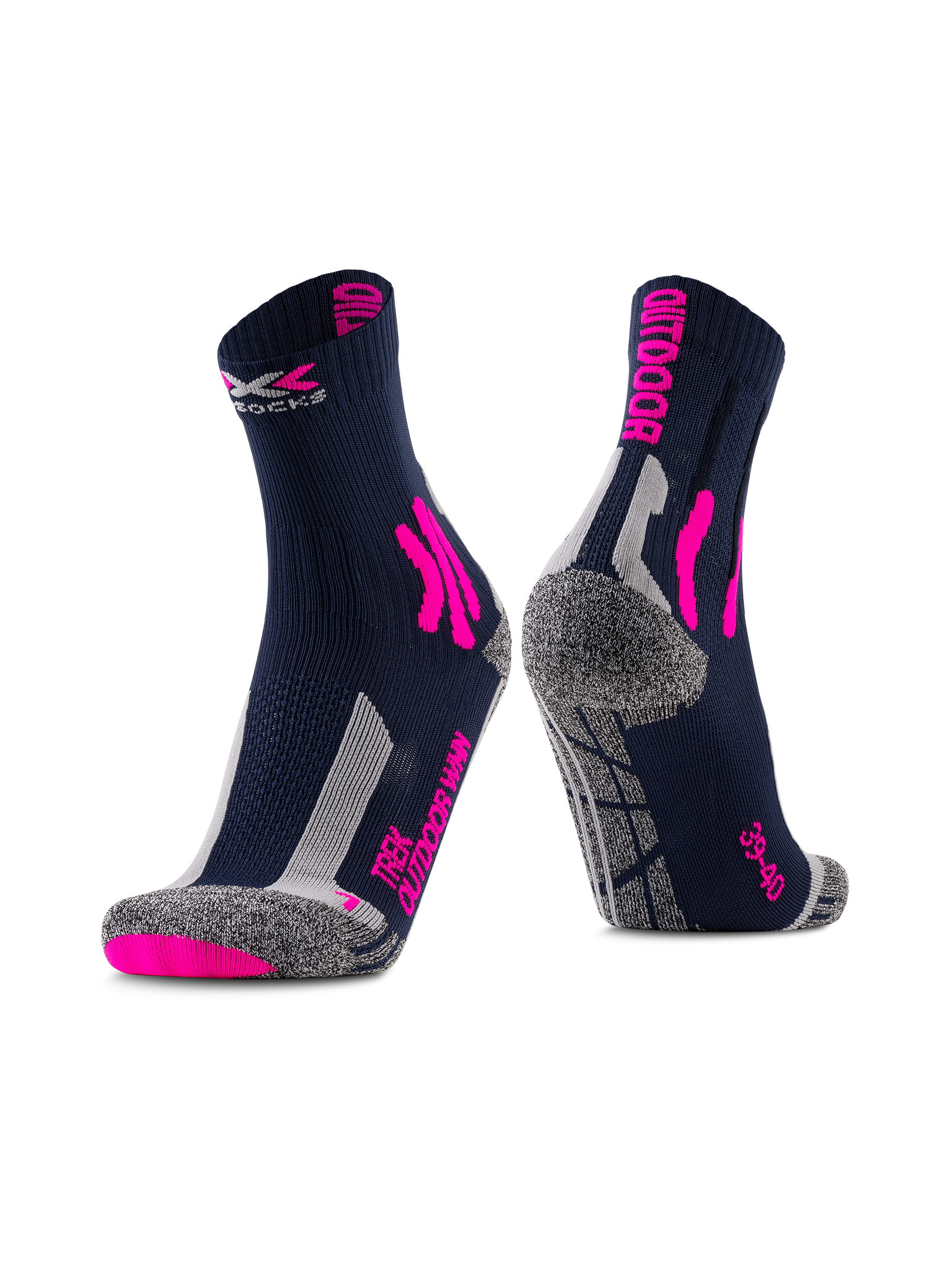x-socks-trek-outdoor-wmn-wandersocken-opal-black-stabil image 6