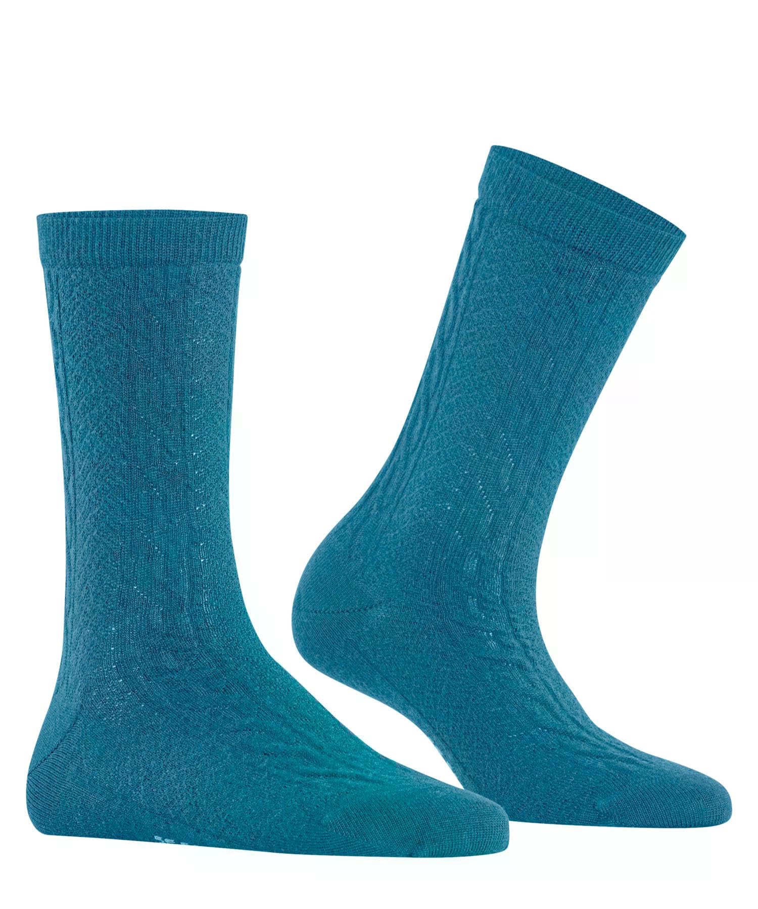 falke-declivity-socken-merino-zopf-cyan-39-42 image 4