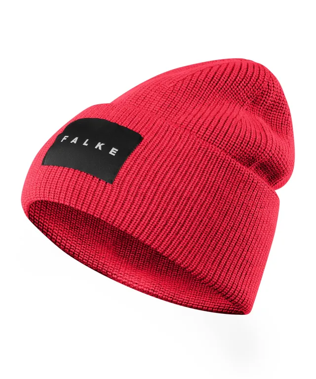 falke-keep-warm-m-tze-merinowolle-coral-red-unisex image 1