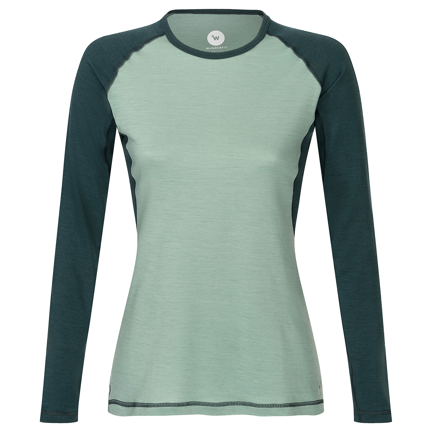 wundersocks-merino-clothing-diane-langarmshirt-damen-zweifarbig image 1