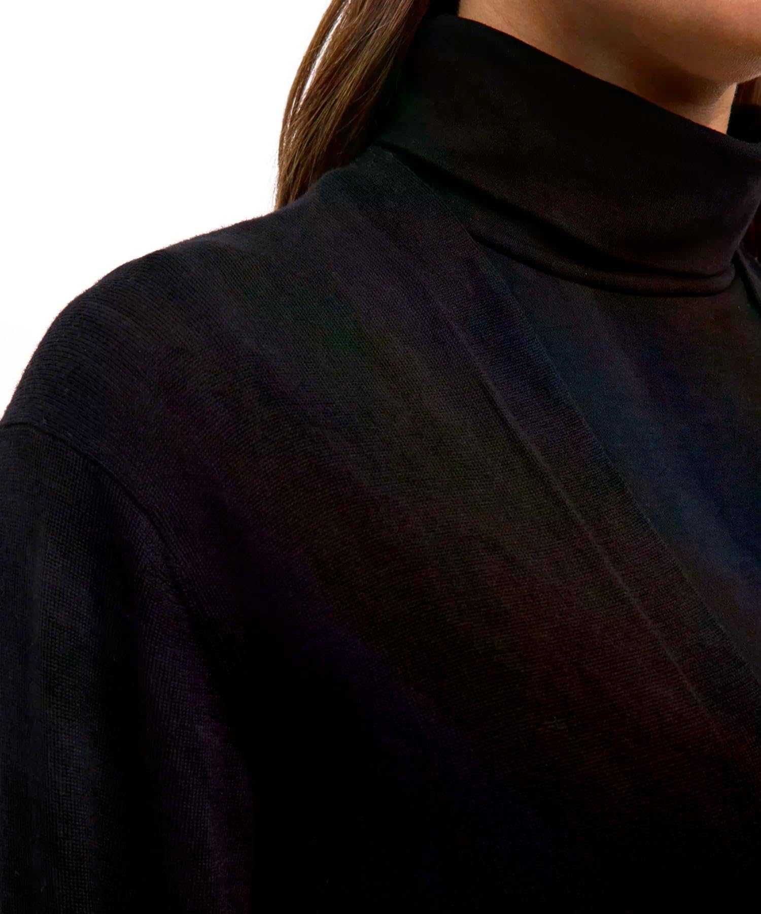falke-favorites-x-fine-long-strickjacke-damen-schwarz-merinowolle image 4