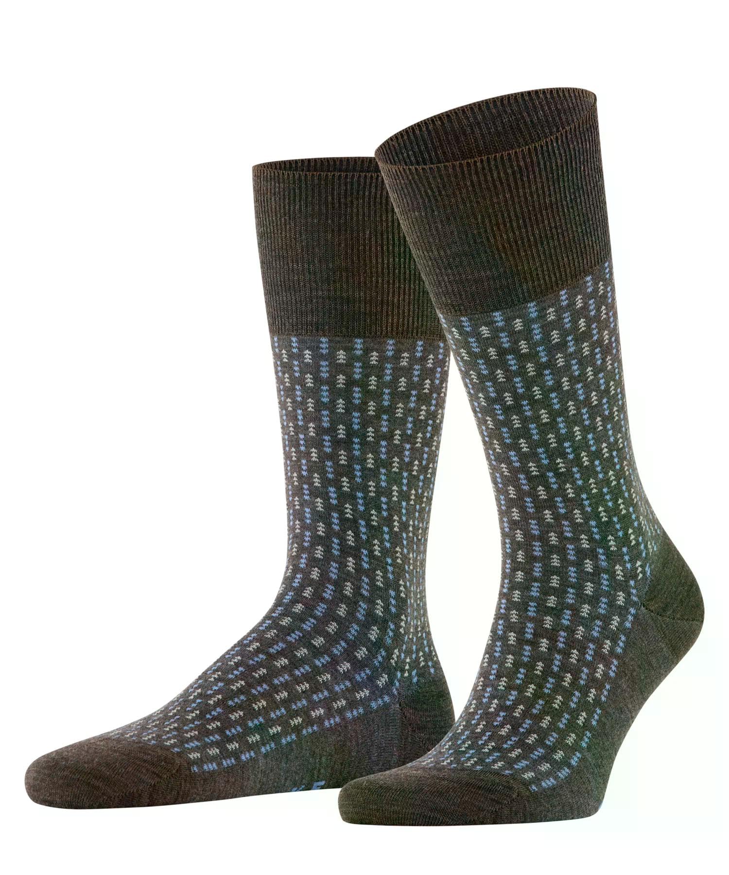 falke-airport-special-edition-socken-brown-mel-45-46-merino image 1