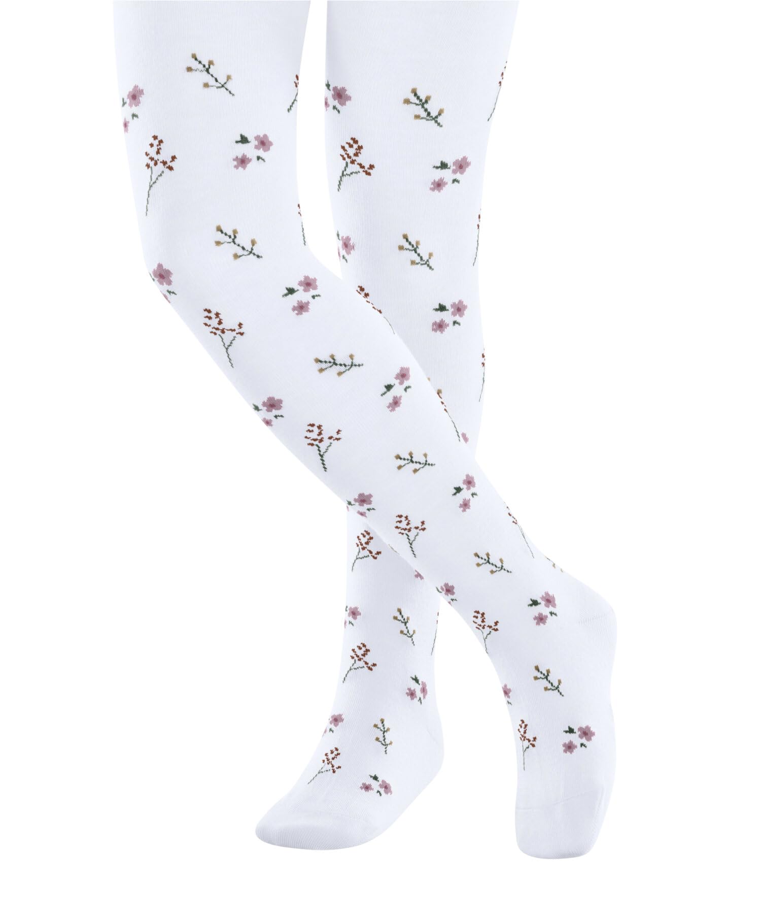 falke-family-little-flowers-kinder-strumpfhose-baumwolle-wei image 3