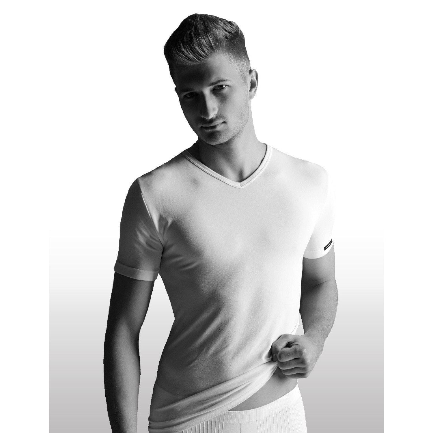 rohner-t-shirt-v-neck-funktionsshirt-dryarn-atmungsaktiv image 1