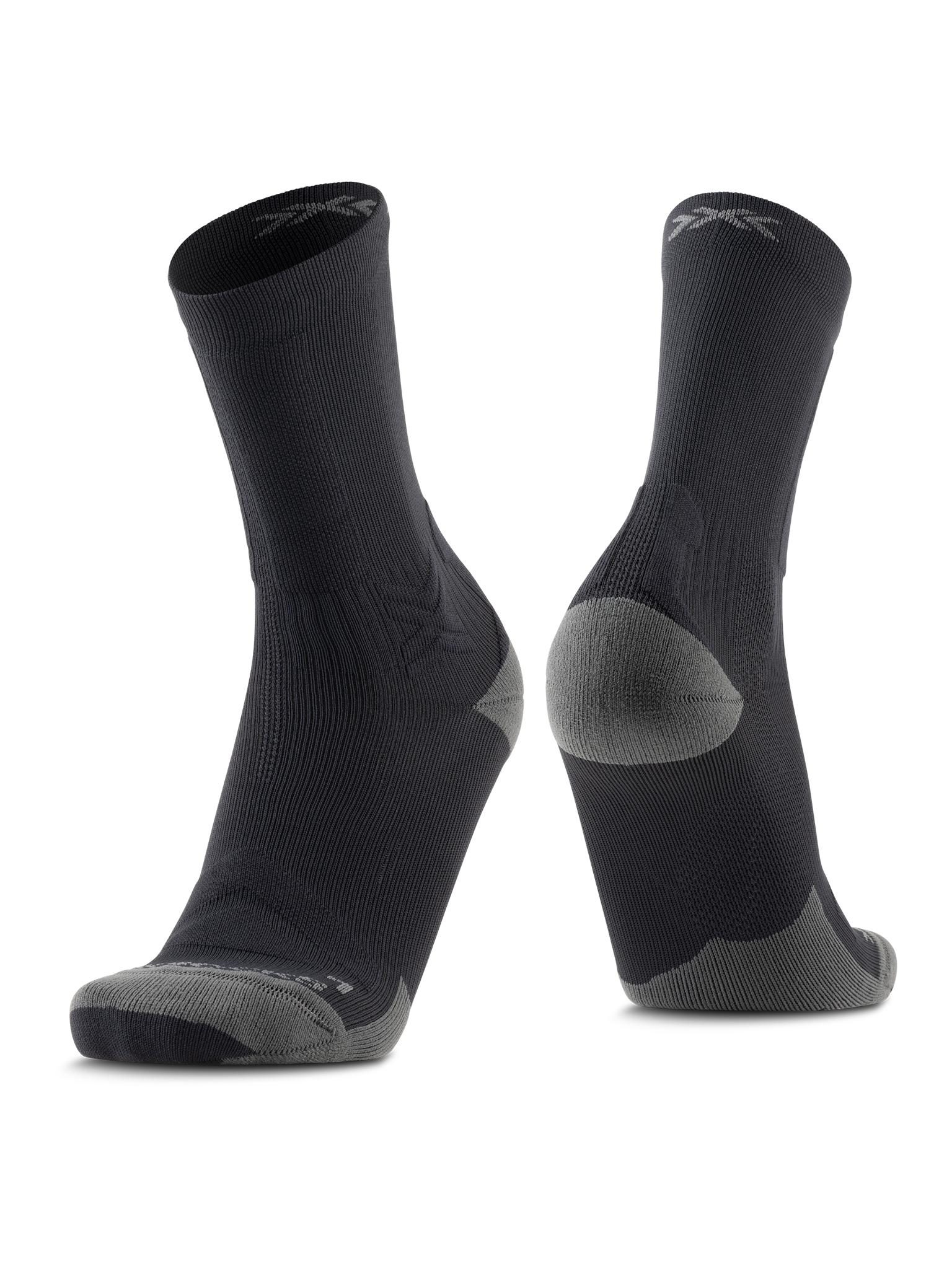 x-socks-gravel-discover-crew-radsocken-black-charcoal image 1