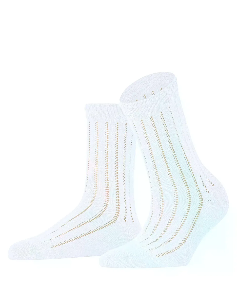 falke-eyelet-socken-39-42-ajour-baumwolle image 1