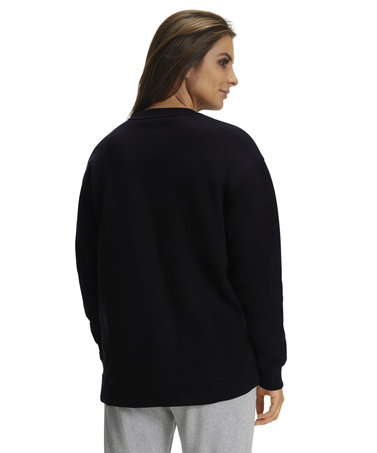 falke-cotton-touch-basic-sweatshirt-damen-blau-weich image 2