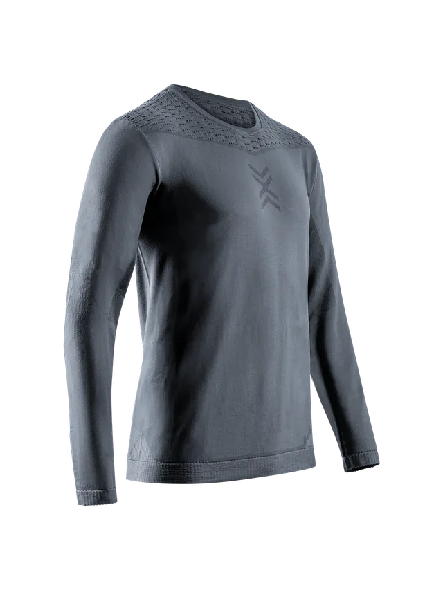 x-socks-x-ential-shirt-ls-langarmshirt-herren-rhino-grey-l image 1