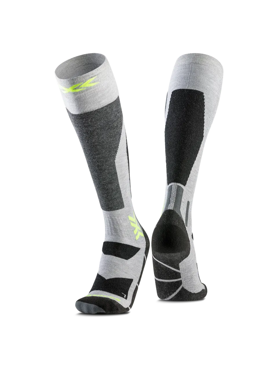 x-socks-snowboard-discover-otc-socken-x-black-light-grey image 1