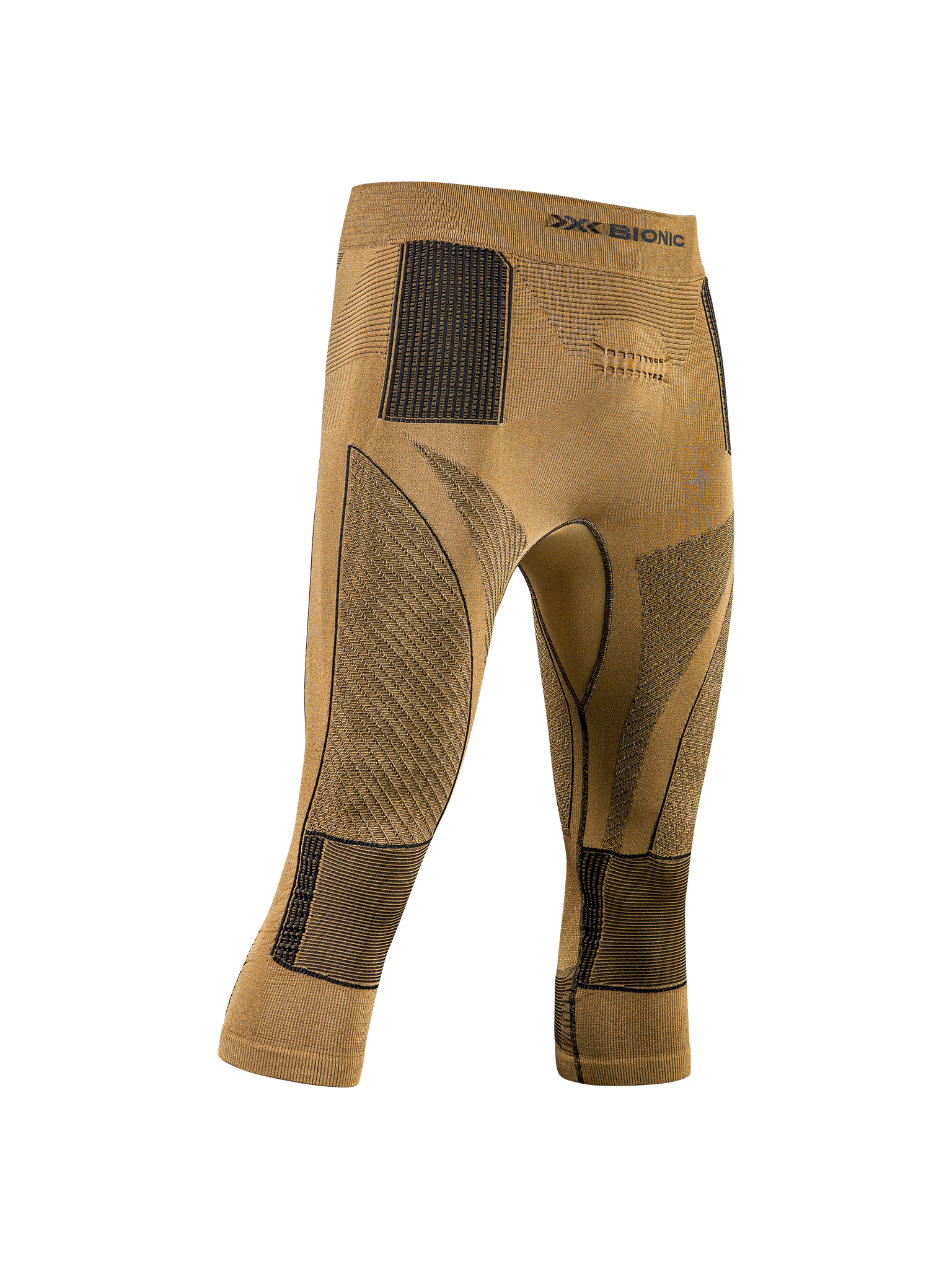 x-bionic-radiactor-4-0-pants-3-4-herren-thermohose-gold image 1