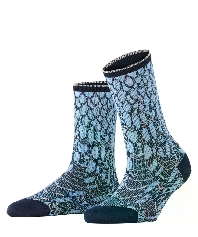 falke-family-owl-rhapsody-socken-grau-baumwolle-lurex-federmotiv image 1