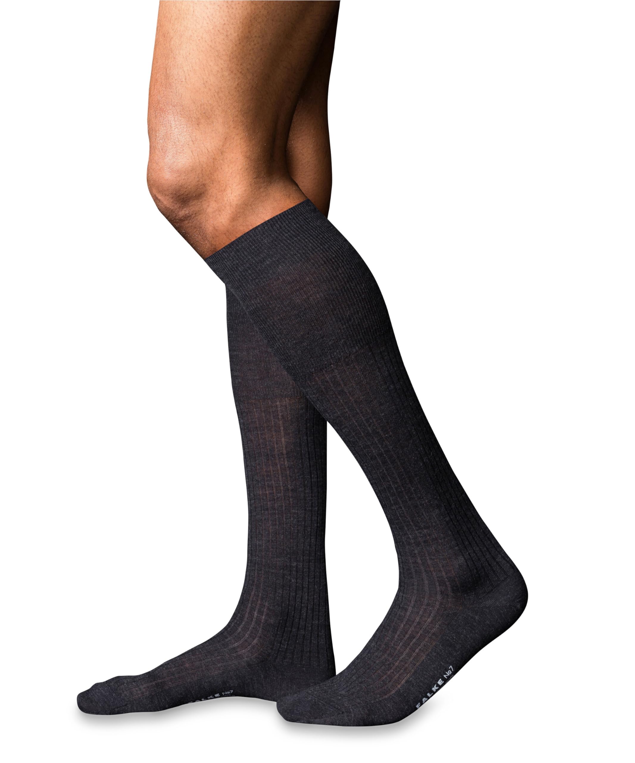 falke-no-7-kniestr-mpfe-wolle-dark-navy-6370-merino image 3