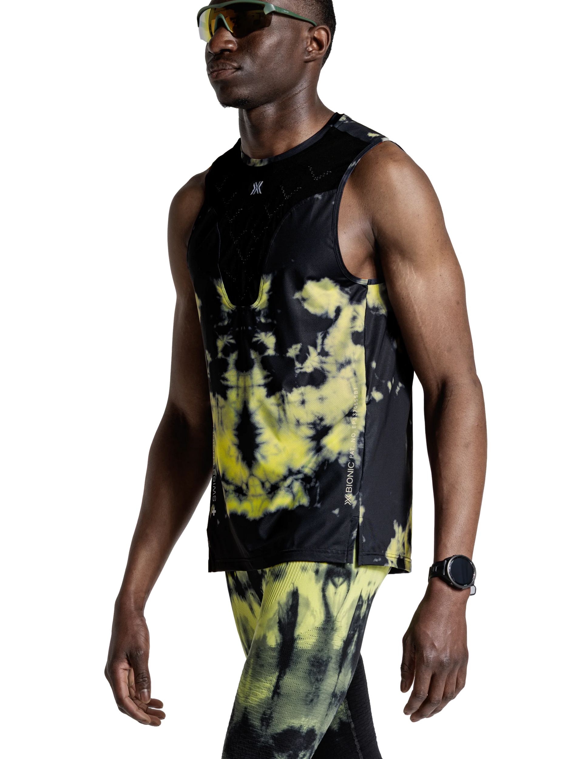 x-bionic-corefusion-run-tank-tanktop-tie-dye-electric-energy image 5