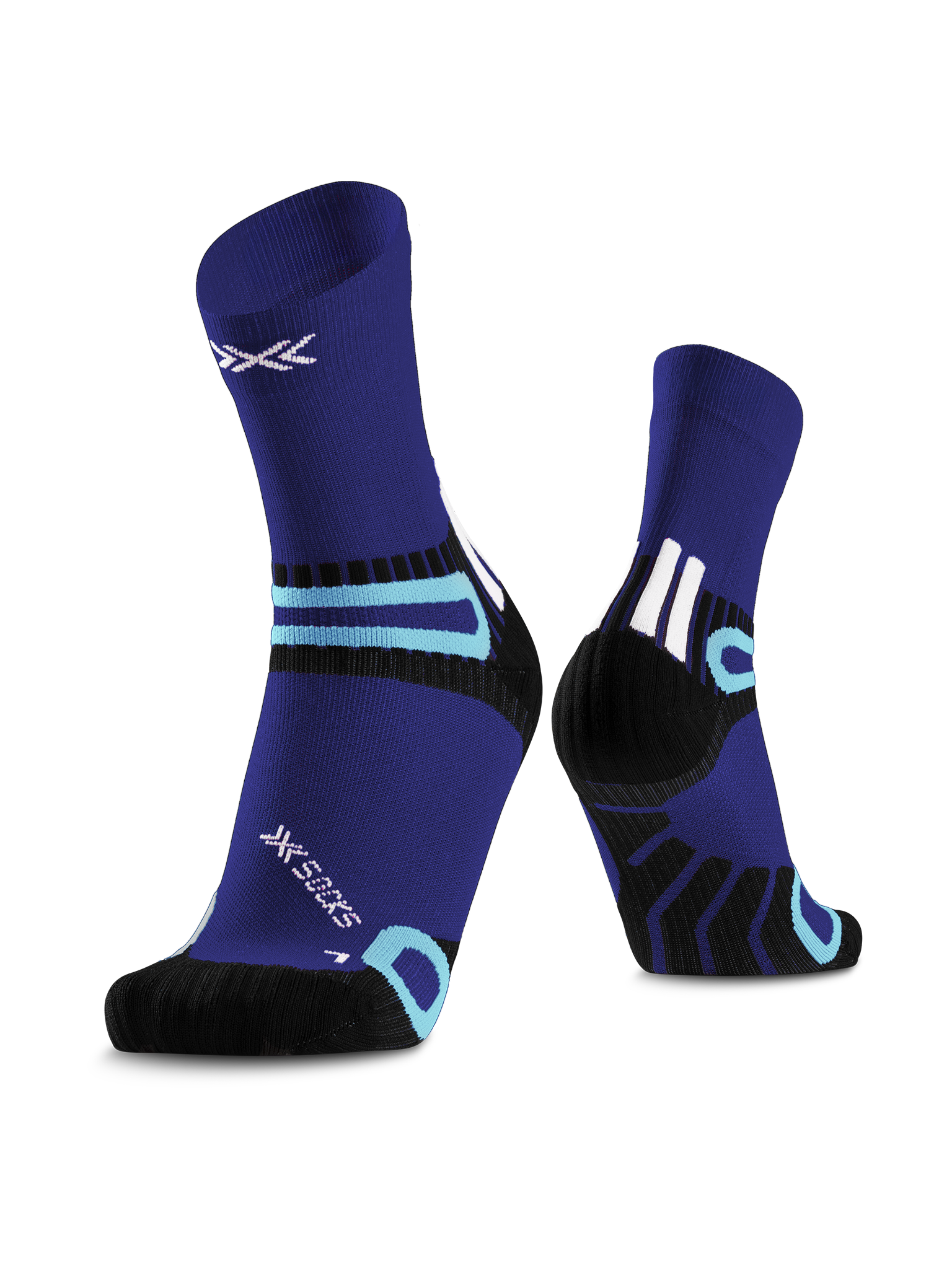 x-socks-hike-discover-ankle-wandersocken-marine-39-41-atmungsaktiv image 1