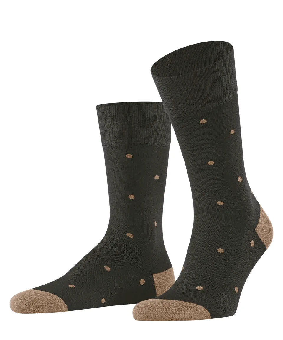 falke-dot-herren-socken-baumwolle-braun-brown-5931 image 1