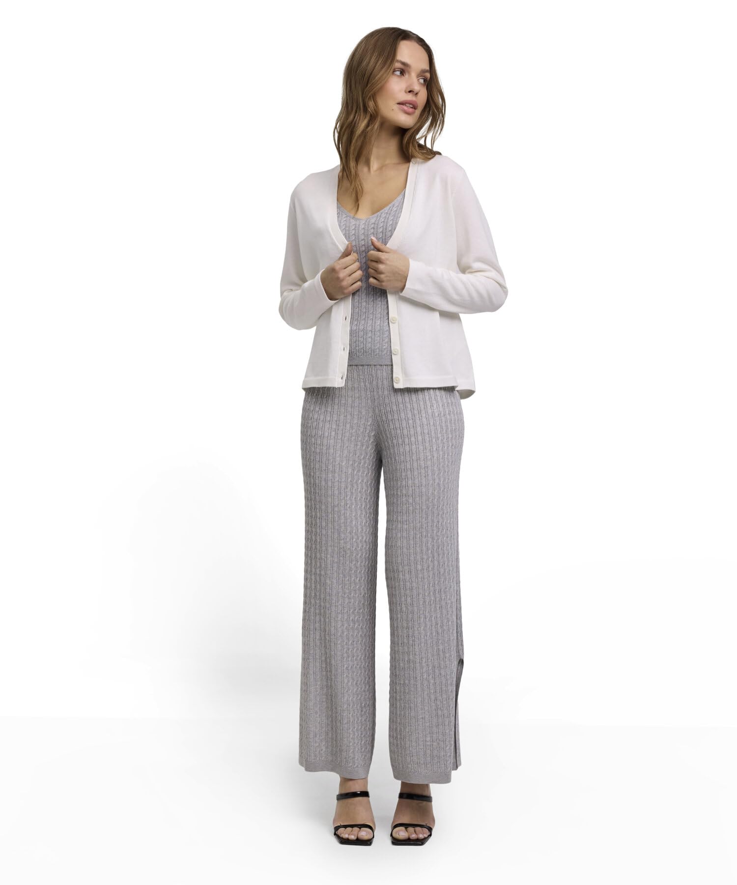 falke-cotton-touch-cotton-knit-cardigan-strickjacke-schwarz-bio-baumwolle image 3