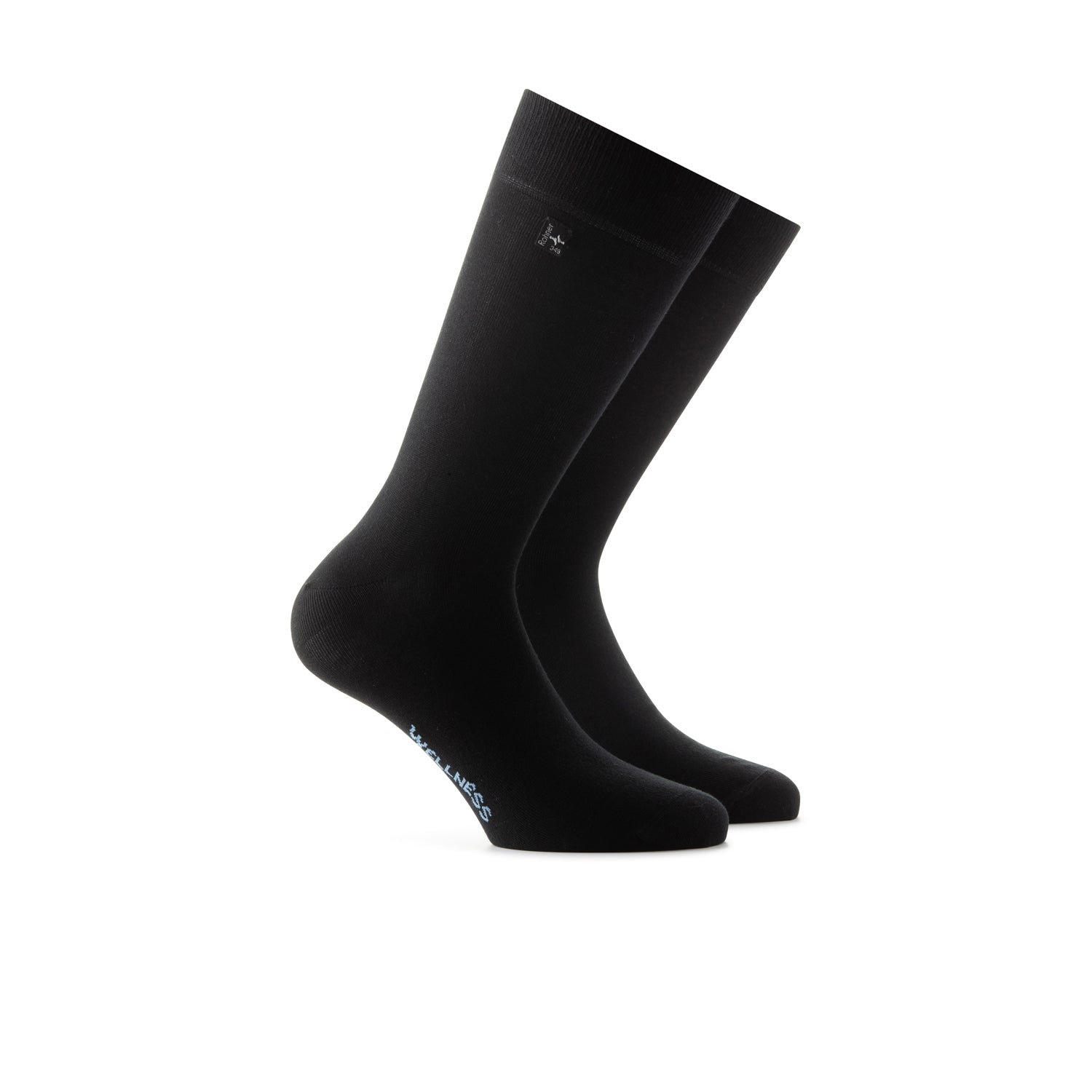 rohner-casual-alltagssocken-herren-schwarz-43-44-baumwolle image 1