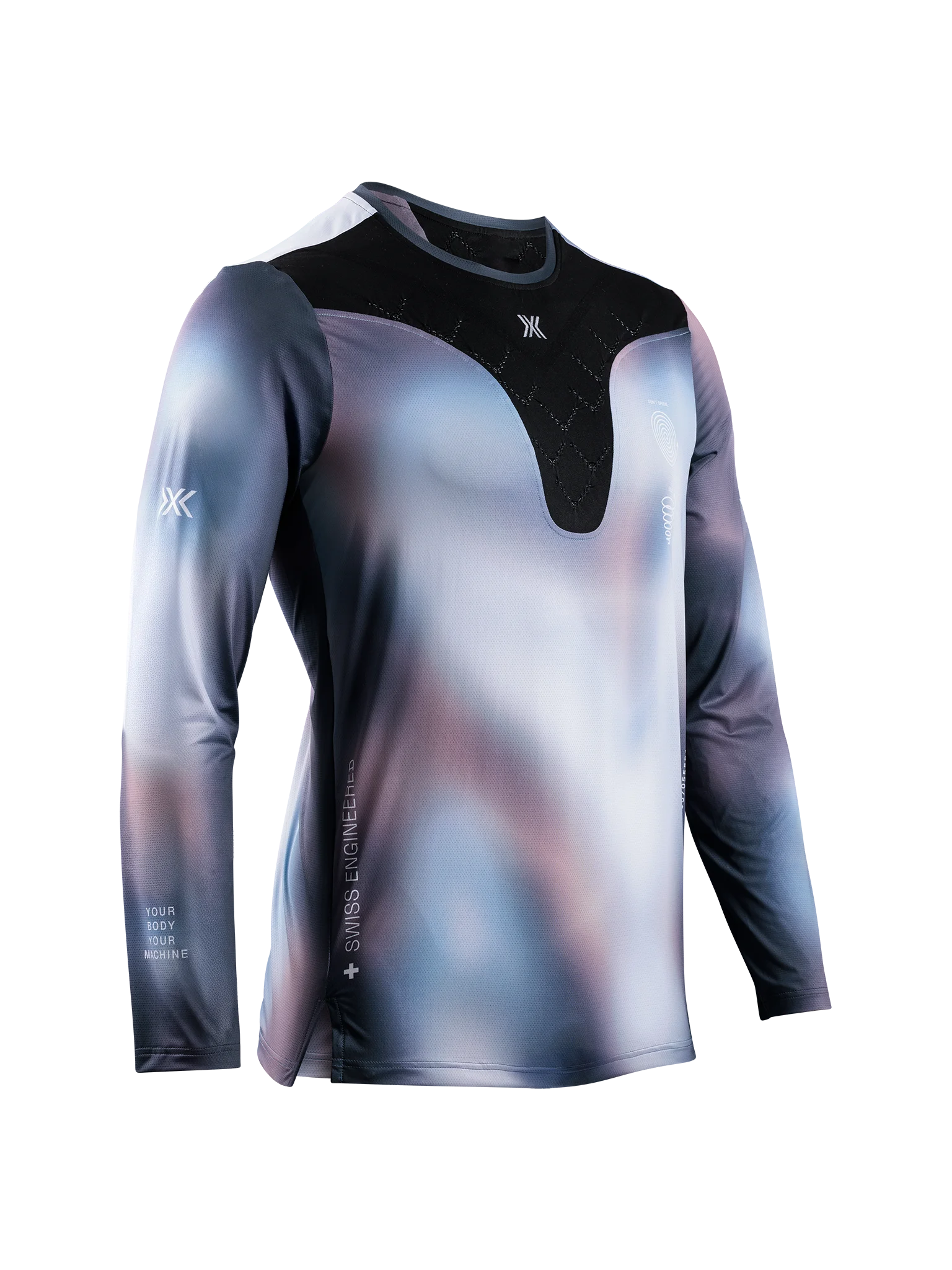 x-socks-corefusion-run-shirt-ls-men-langarmshirt-herren-chrome image 1