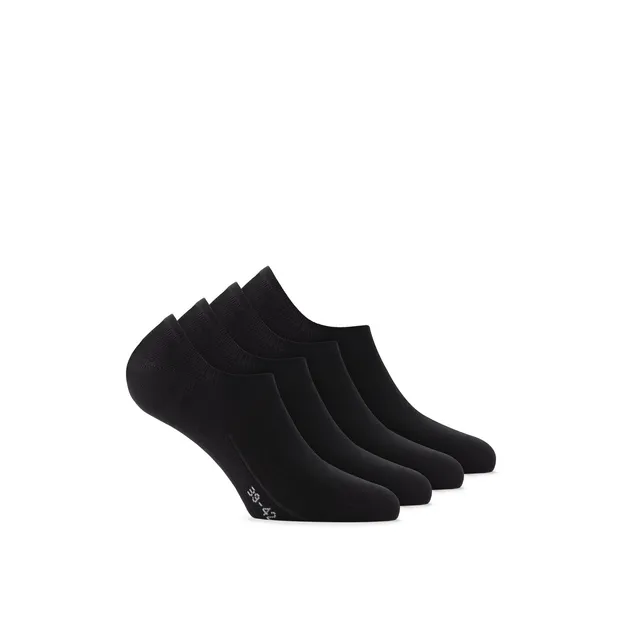 rohner-footies-sneakersocken-schwarz-10er-pack-43-46-baumwolle image 1
