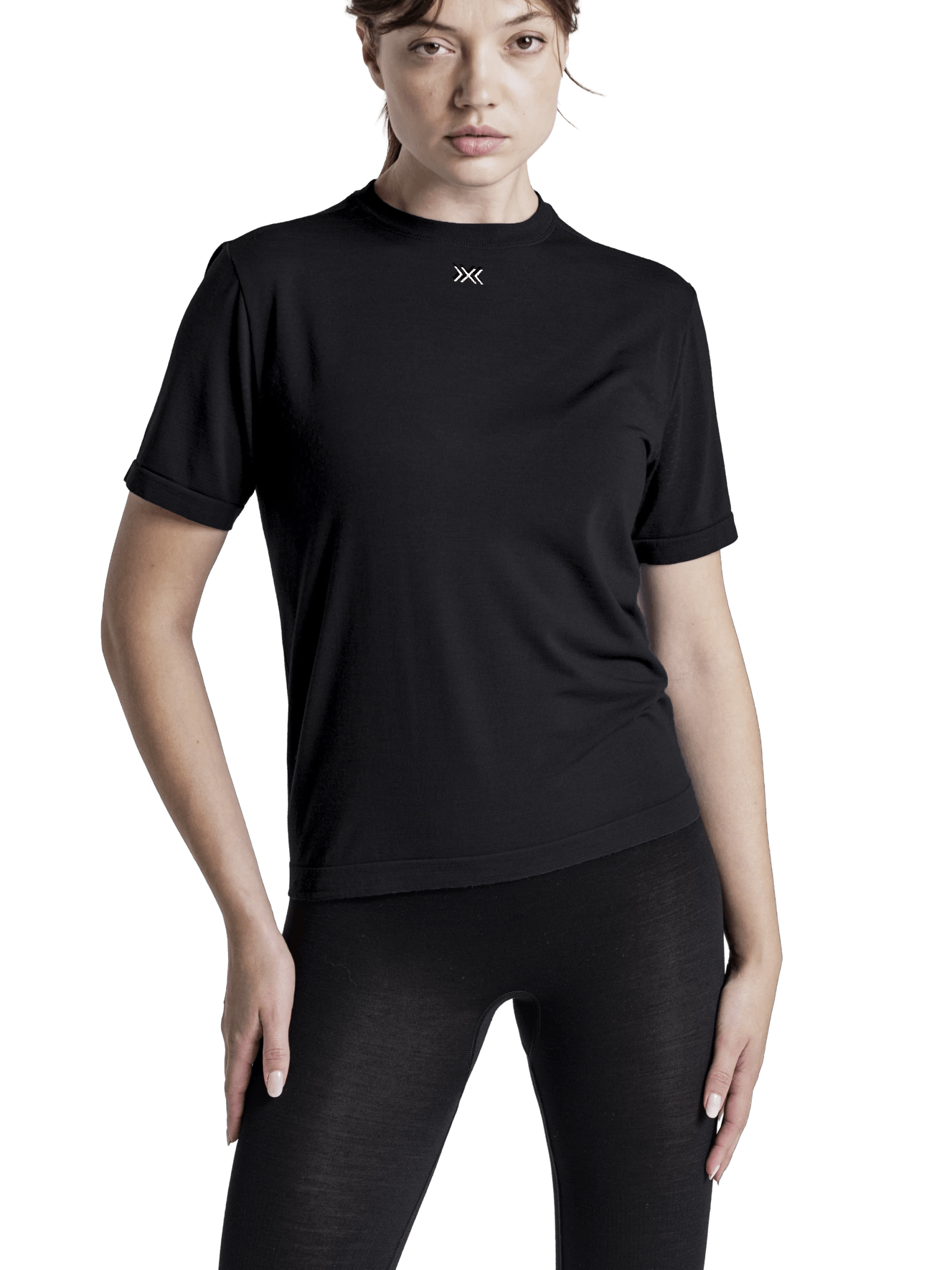 x-bionic-mightywool-light-shirt-kurzarm-damen-merino-schwarz image 4