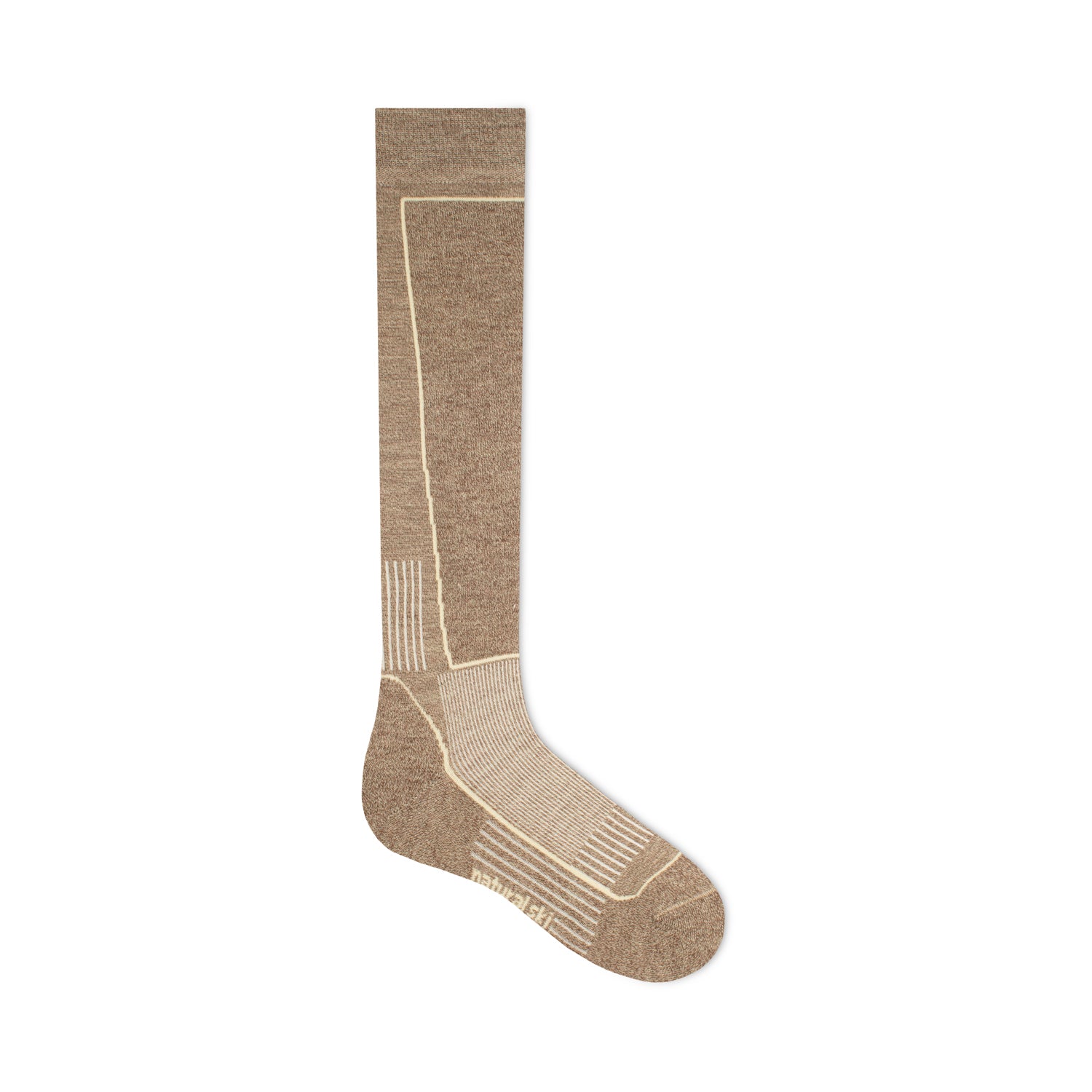 rohner-natural-ski-wollsocken-brown-mele-kompostierbar image 3
