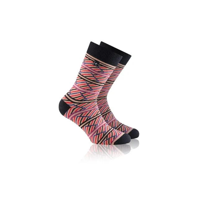 rohner-fashion-socken-black-beige-39-42-limited image 1