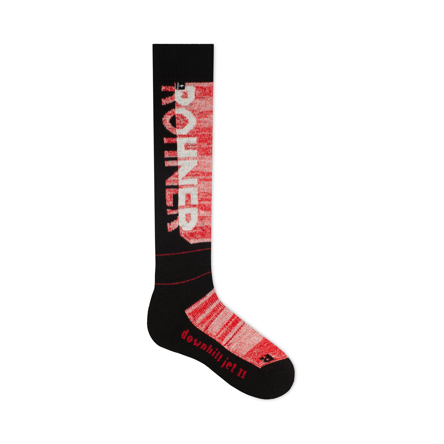 rohner-downhill-jet-ii-skisocken-rot-42-44-gepolstert image 3