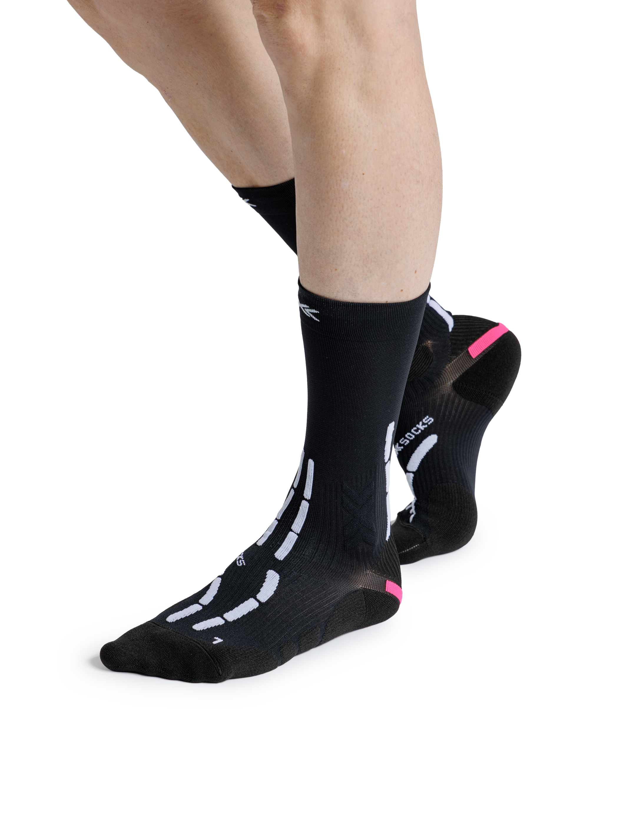 x-socks-trail-anatomix-crew-laufsocken-schwarz-wei-42-44 image 3