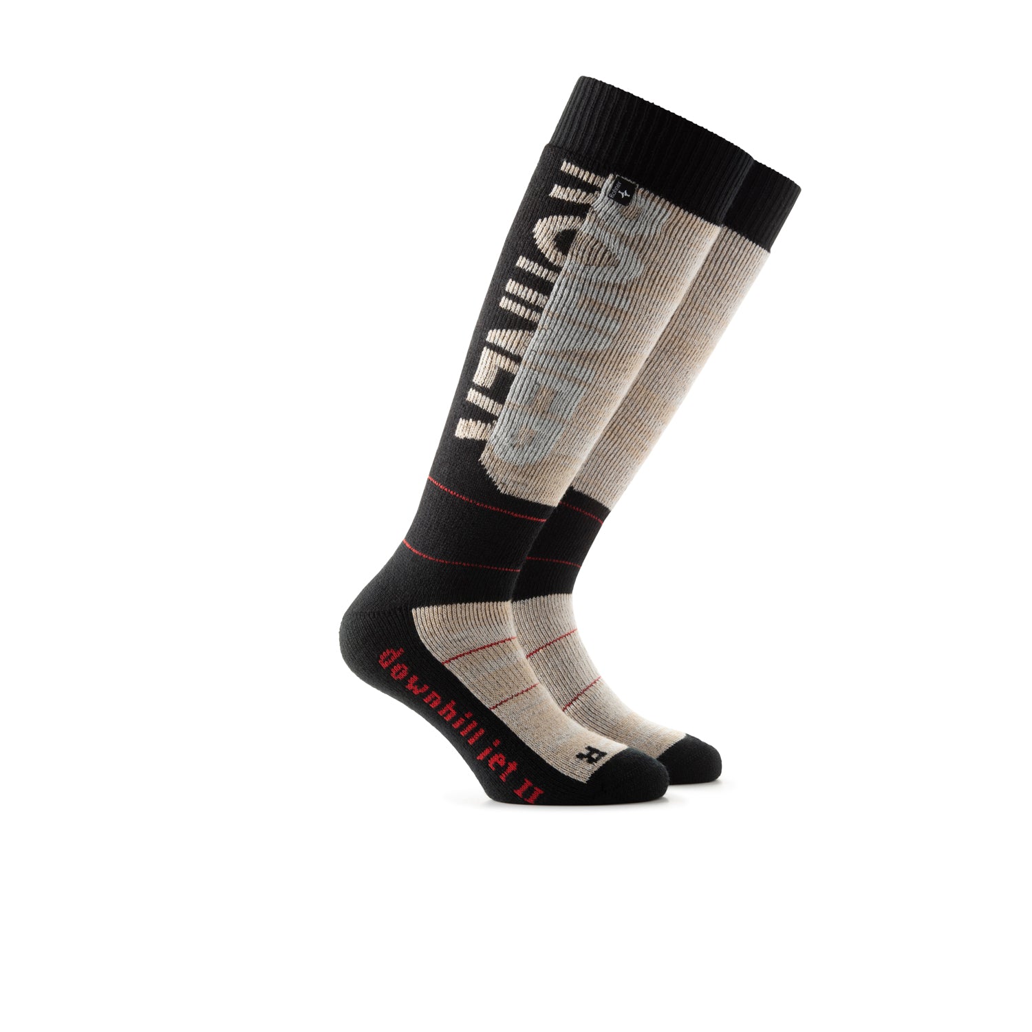 rohner-downhill-jet-ii-skisocken-rot-42-44-gepolstert image 7