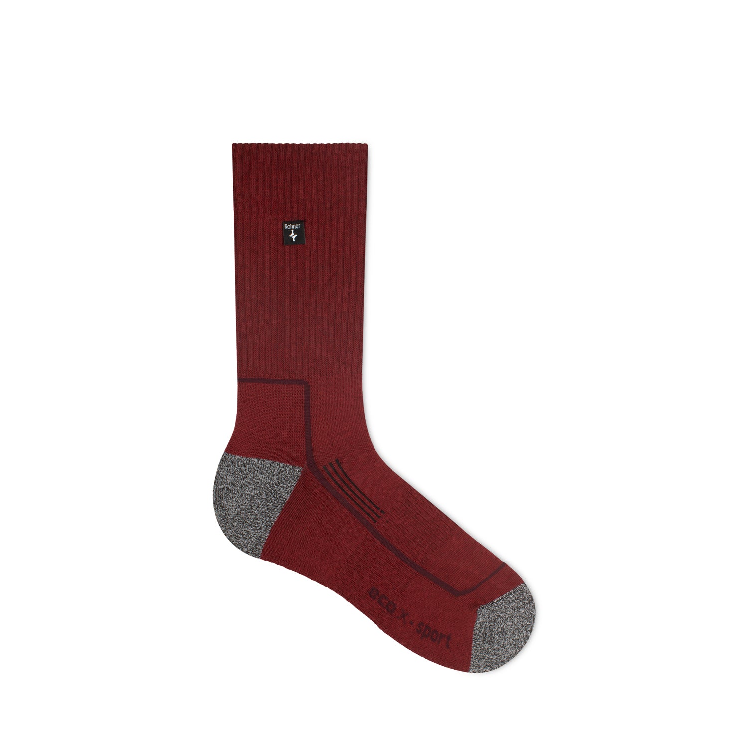 rohner-eco-x-sport-sportsocken-bio-baumwolle-schwarz image 8