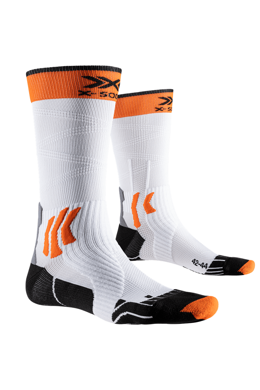 x-socks-spike-helix-4-0-socken-white-orange-42-44-stabil image 1