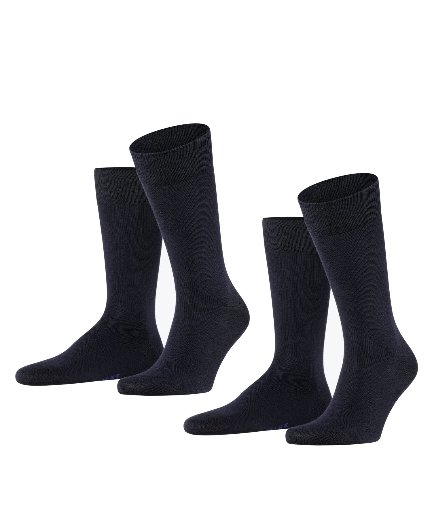 falke-happy-2-pack-herrensocken-baumwolle-schwarz-39-42 image 7